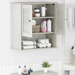 vidaXL Badkamerkast VIGO Wit en Antiek Wit 67,5 x 34 x 71,5 cm