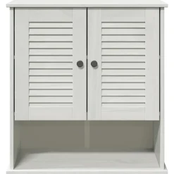 vidaXL Badkamerkast VIGO Wit en Antiek Wit 67,5 x 34 x 71,5 cm