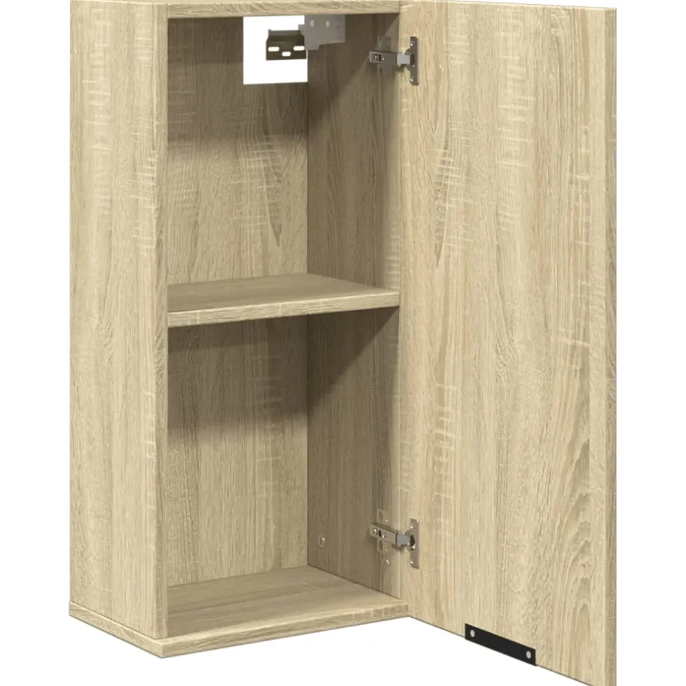 vidaXL Badkamerkast wandgemonteerd 32x20x67 cm sonoma eikenkleurig