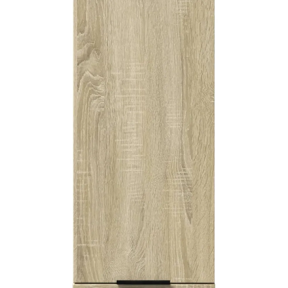 vidaXL Badkamerkast wandgemonteerd 32x20x67 cm sonoma eikenkleurig