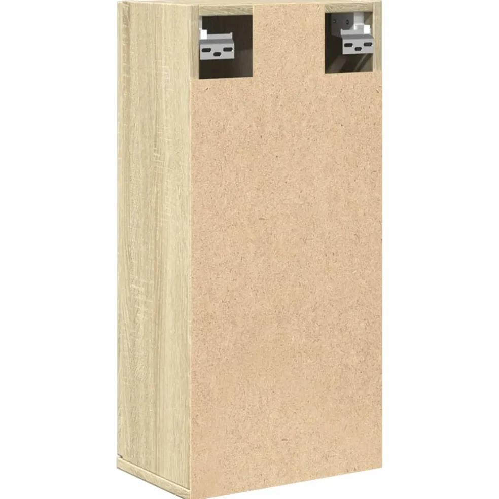 vidaXL Badkamerkast wandgemonteerd 32x20x67 cm sonoma eikenkleurig