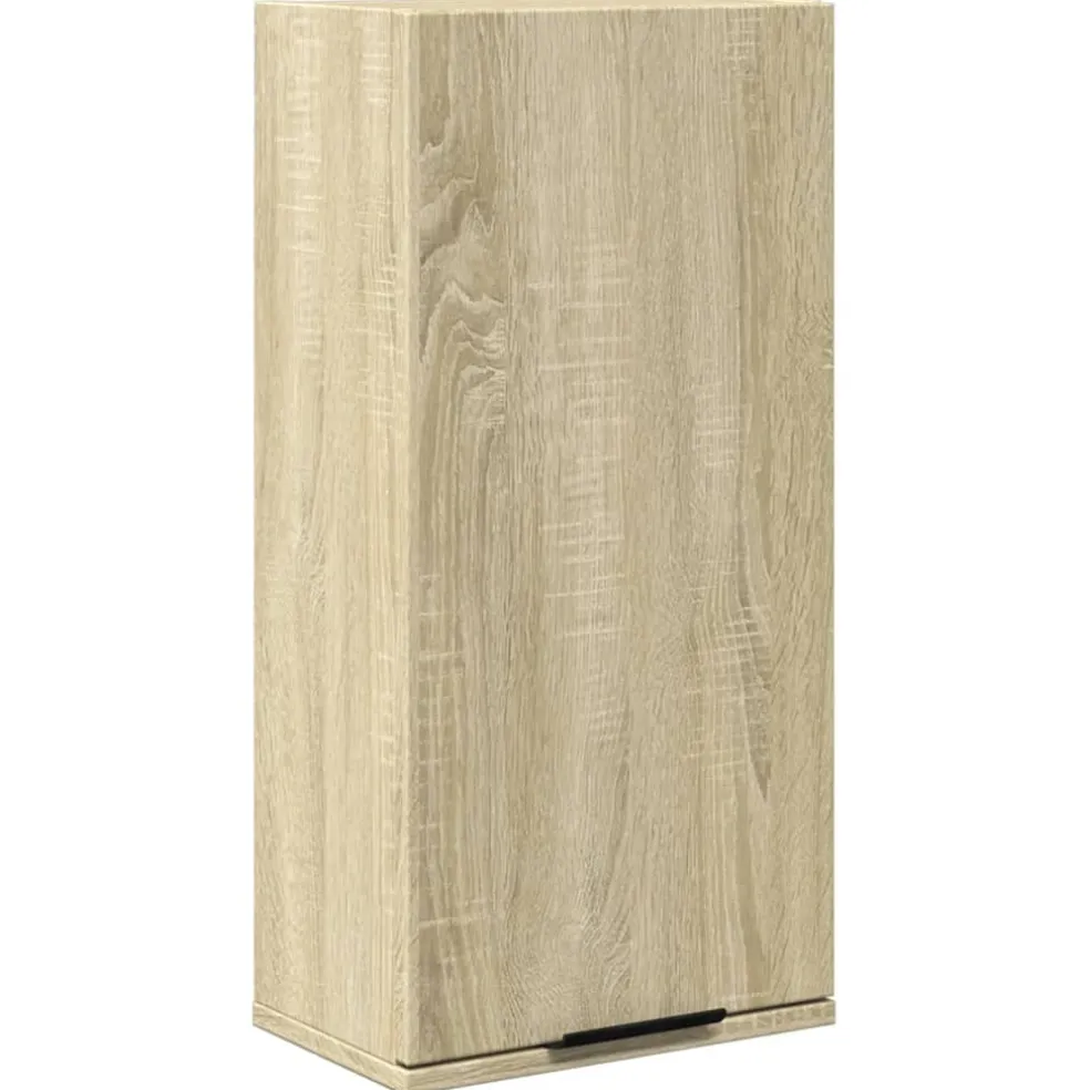 vidaXL Badkamerkast wandgemonteerd 32x20x67 cm sonoma eikenkleurig