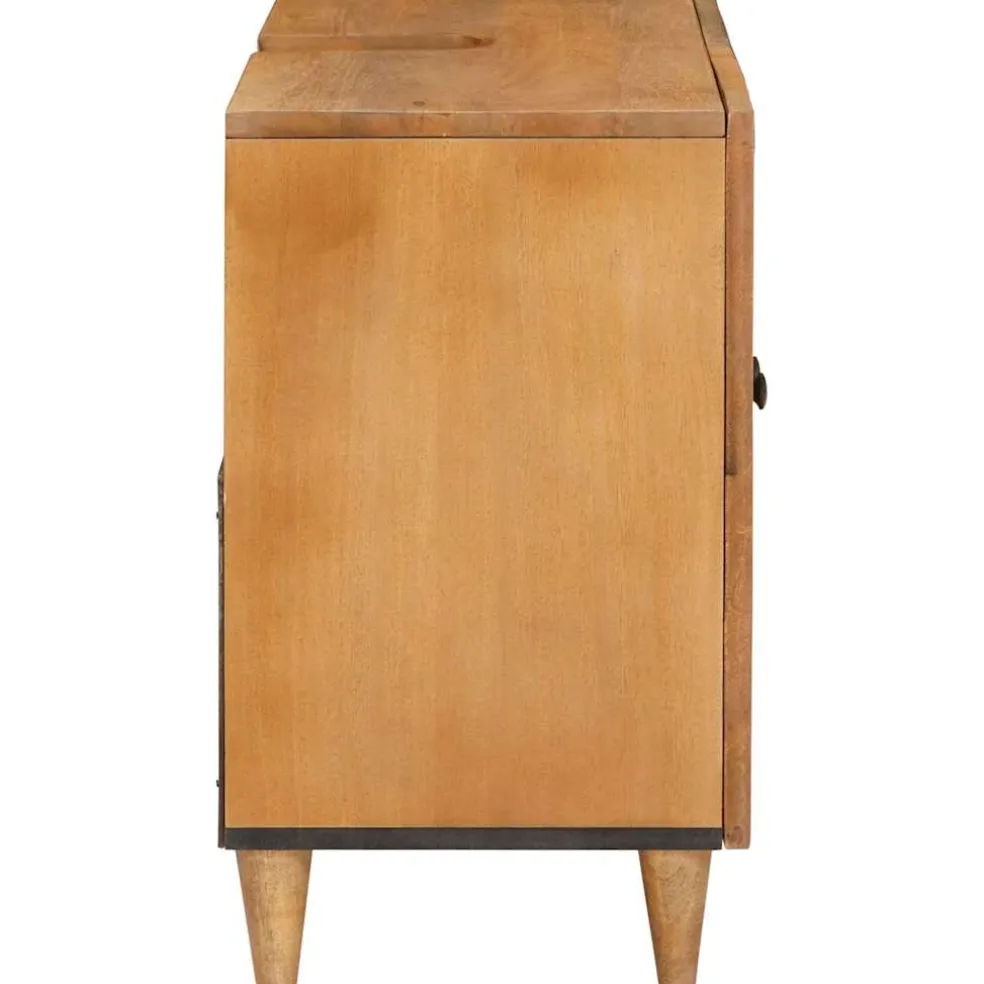vidaXL Badkamerkast Wandgemonteerd Licht Bruin 62 x 33 x 58 cm