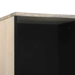vidaXL Badkamerkast Wit 38 x 33 x 160 cm Bewerkt hout
