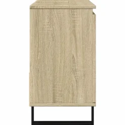 vidaXL Badkamerkast 65x33x60 cm bewerkt hout sonoma eikenkleurig