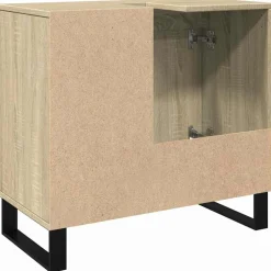 vidaXL Badkamerkast 65x33x60 cm bewerkt hout sonoma eikenkleurig