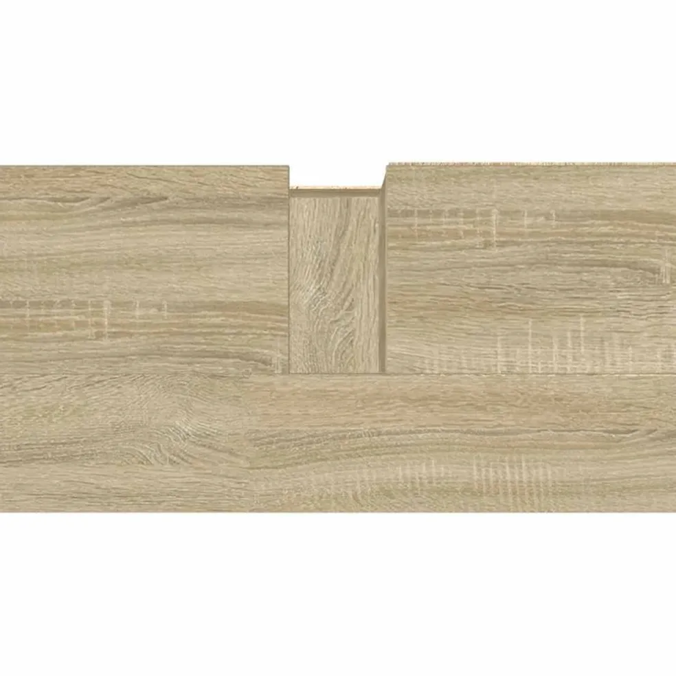 vidaXL Badkamerkast 65x33x60 cm bewerkt hout sonoma eikenkleurig