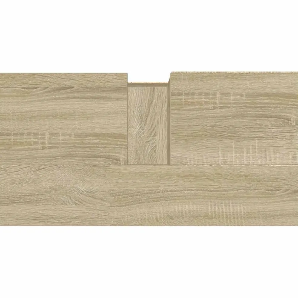 vidaXL Badkamerkast 65x33x60 cm bewerkt hout sonoma eikenkleurig