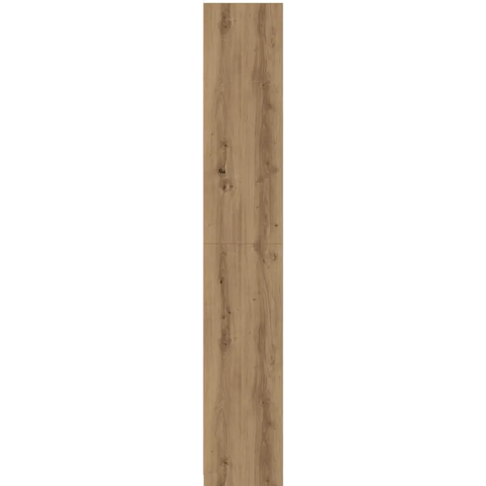 vidaXL Badkamerkast 30x30x183,5 cm bewerkt hout artisanaal eikenkleur