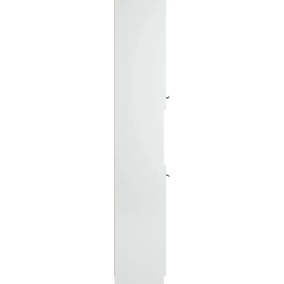 vidaXL Badkamerkast 32x34x188,5 cm bewerkt hout wit