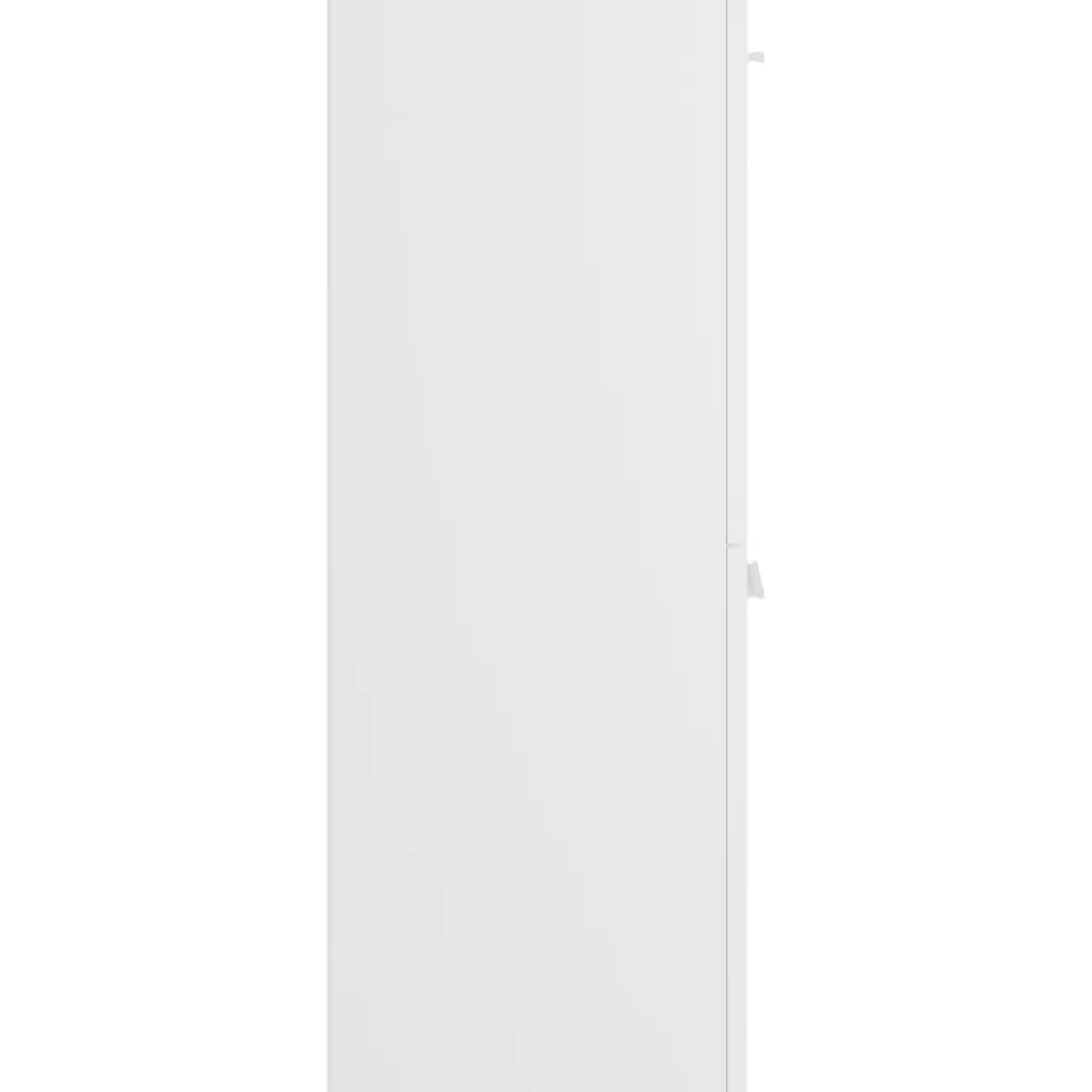 vidaXL Badkamerkast 30x30x80 cm bewerkt hout wit