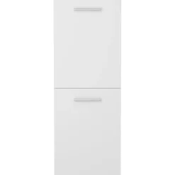 vidaXL Badkamerkast 30x30x80 cm bewerkt hout wit