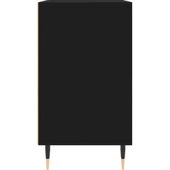 vidaXL Badkamerkast 80x33x60 cm bewerkt hout zwart
