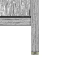 vidaXL Badkamerkast 60x33x60 cm bewerkt hout grijs sonoma eikenkleurig
