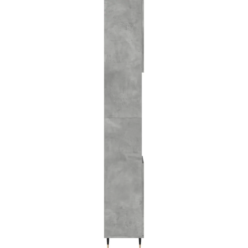 vidaXL Badkamerkast 80x33x60 cm bewerkt hout artisanaal eikenkleurig