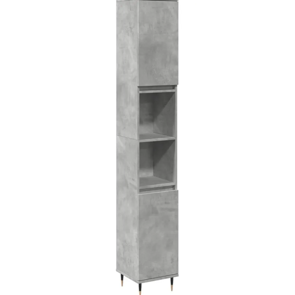vidaXL Badkamerkast 80x33x60 cm bewerkt hout artisanaal eikenkleurig