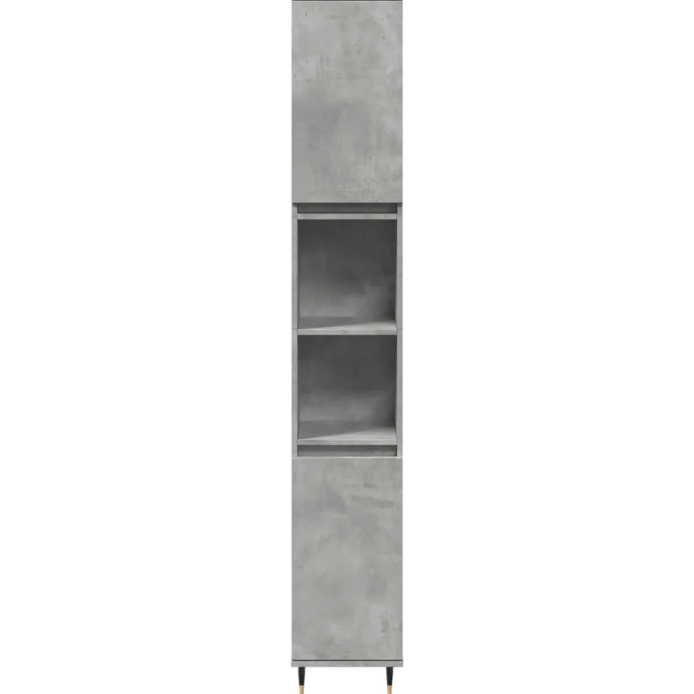 vidaXL Badkamerkast 80x33x60 cm bewerkt hout artisanaal eikenkleurig