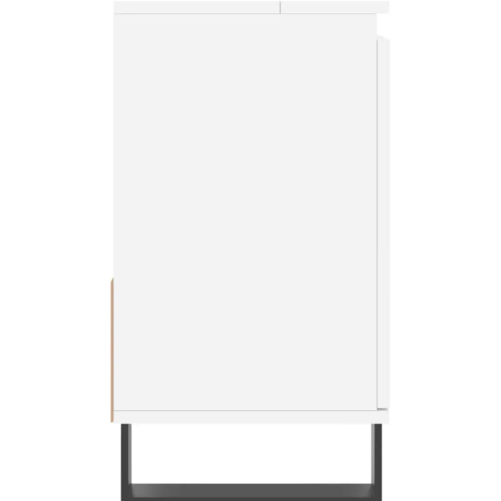vidaXL Badkamerkast 65x33x60 cm bewerkt hout wit