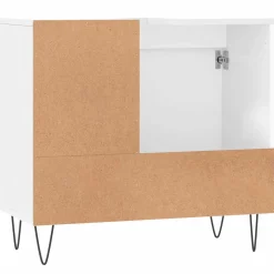 vidaXL Badkamerkast 65x33x60 cm bewerkt hout wit