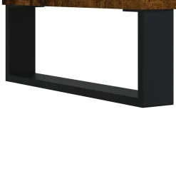 vidaXL Badkamerkast 65x33x60 cm bewerkt hout gerookt eikenkleurig