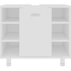 vidaXL Badkamerkast 60x32x53,5 cm bewerkt hout wit