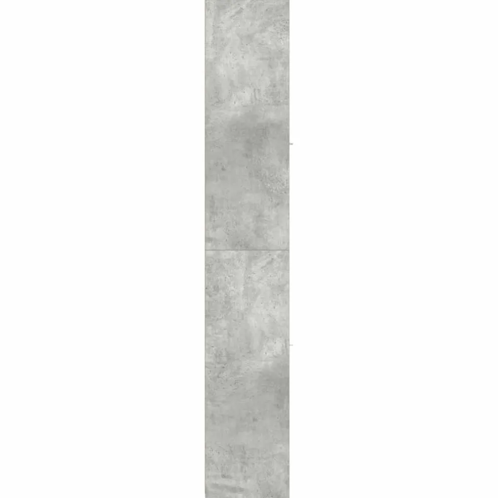 vidaXL Badkamerkast 30x30x183,5 cm bewerkt hout betongrijs