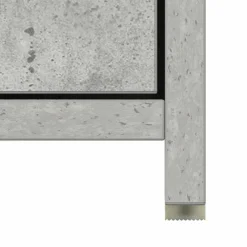 vidaXL Badkamerkast 30x30x183,5 cm bewerkt hout betongrijs
