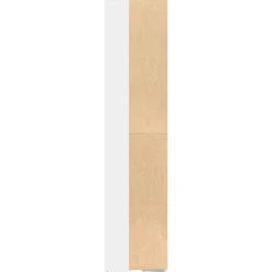 vidaXL Badkamerkast 30x30x183,5 cm bewerkt hout wit