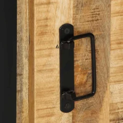 vidaXL Badkamerkast 40x30x90 cm massief ruw mangohout