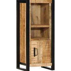 vidaXL Badkamerkast 40x30x90 cm massief ruw mangohout
