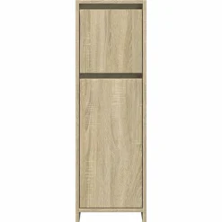 vidaXL Badkamerkast 30x30x95 cm spaanplaat sonoma eikenkleurig