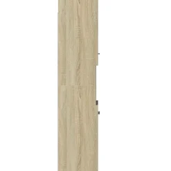 vidaXL Badkamerkast 30x30x130 cm spaanplaat sonoma eikenkleurig