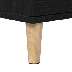 vidaXL Badkamer Kast Zwart Eiken 65 x 33 x 60 cm Bewerkt hout