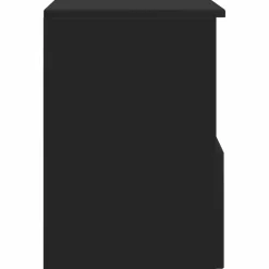 vidaXL Badkamerkast Zwart 30 x 35 x 50 cm Bewerkt hout