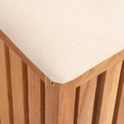 vidaXL Badkamerkruk 40,5x40x52 cm massief walnotenhout