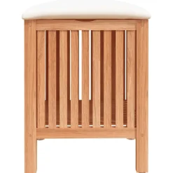 vidaXL Badkamerkruk 40,5x40x52 cm massief walnotenhout