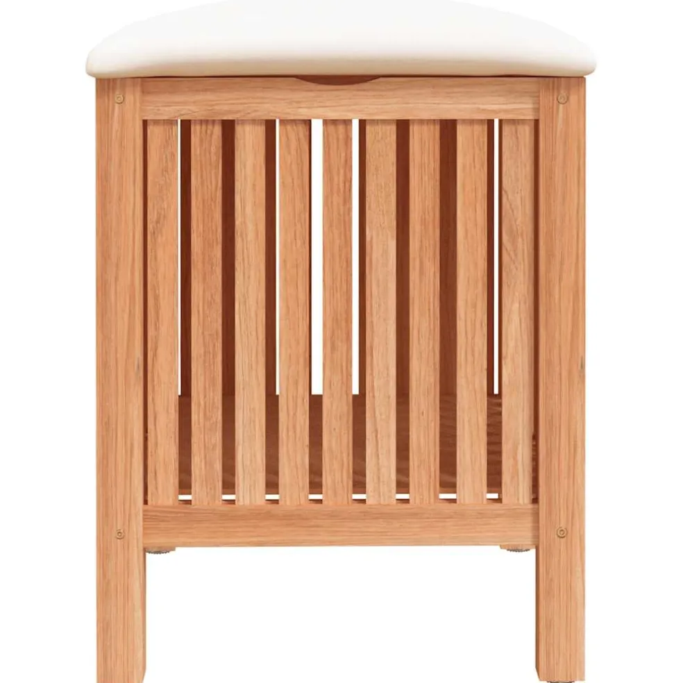 vidaXL Badkamerkruk 40,5x40x52 cm massief walnotenhout
