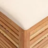 vidaXL Badkamerkruk 40,5x40,5x56 cm massief walnotenhout