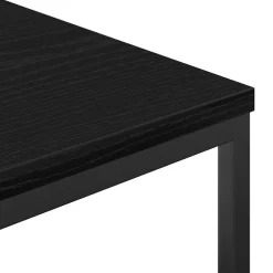 vidaXL Badkamermeubel met planken 76,5x35x95 cm zwart eikenkleurig