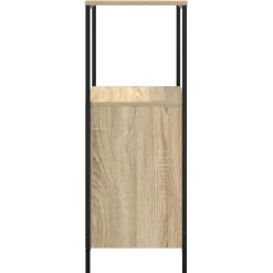vidaXL Badkamermeubel met planken 36x35x95 cm Sonoma eikenkleurig