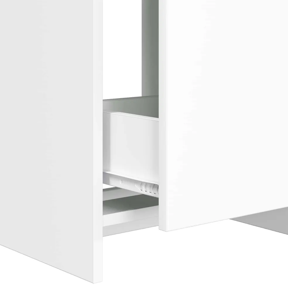 vidaXL Badkamermeubel met Wasbak Wit 42 x 40 x 84,5 cm Bewerkt hout