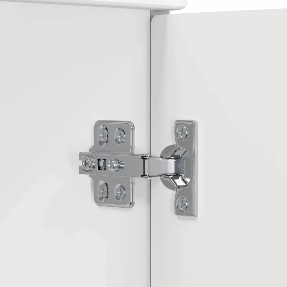 vidaXL Badkamermeubel met Wasbak Wit 54 x 35 x 83 cm Bewerkt hout