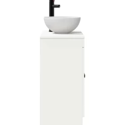 vidaXL Badkamermeubel met Wasbak Wit 54 x 35 x 83 cm Bewerkt hout
