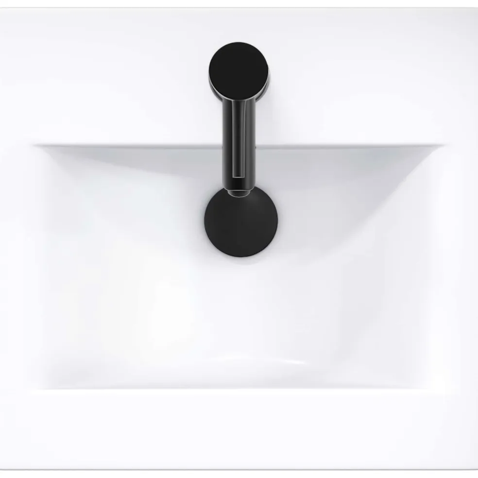 vidaXL Badkamermeubel met Wasbak Betongrijs 42 x 40 x 84,5 cm