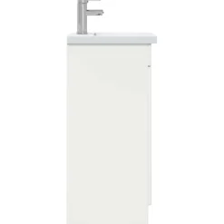 vidaXL Badkamermeubel met Wasbak Wit 42 x 40 x 84,5 cm Bewerkt hout