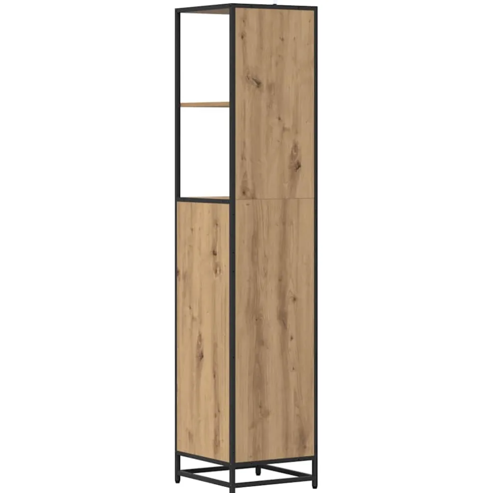 vidaXL Badkamermeubelset Artisan Eiken 35 x 37,5 x 166 cm Bewerkt hout
