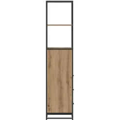 vidaXL Badkamermeubelset Artisan Eiken 35 x 37,5 x 166 cm Bewerkt hout