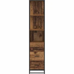 vidaXL Badkamermeubelset Oud Hout 35 x 37,5 x 166 cm Bewerkt hout