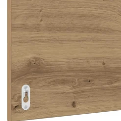 vidaXL Badkamermeubelset 2 st Ambachtelijke Eik en Wit 42 x 39 x 45 cm