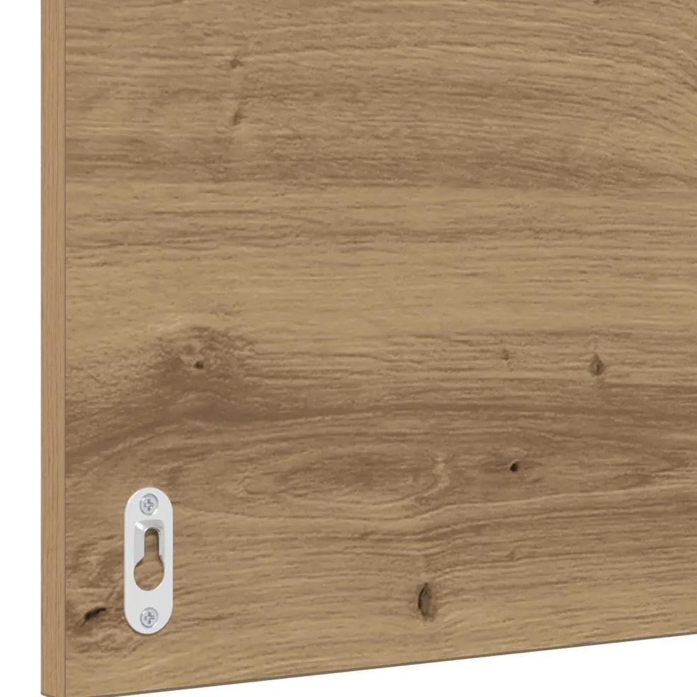 vidaXL Badkamermeubelset 2 st Ambachtelijke Eik en Wit 42 x 39 x 45 cm